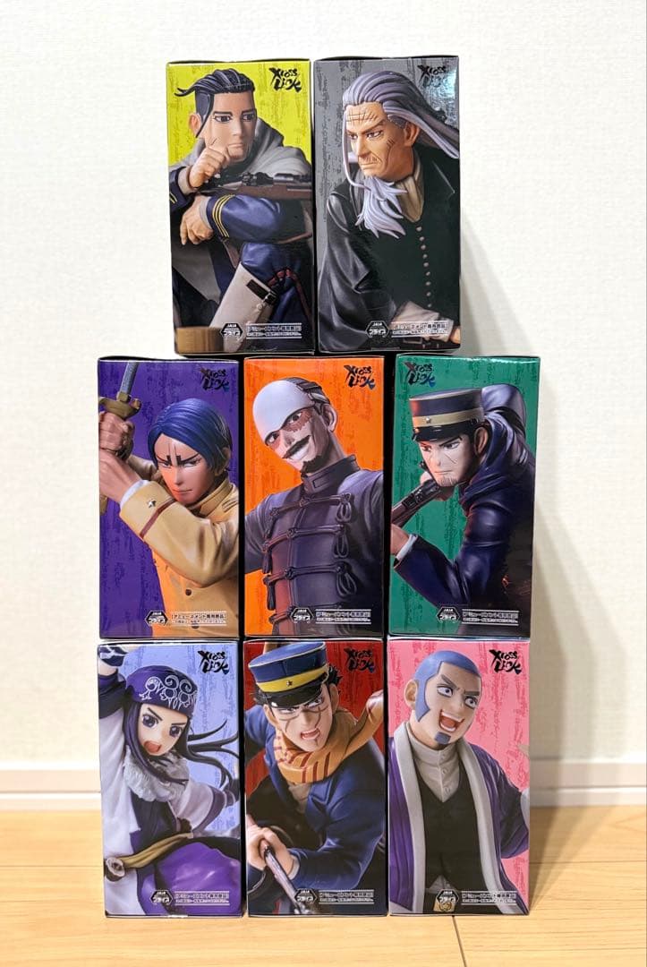 TVアニメ『ゴールデンカムイ』XrossLink フィギュアセット8点まとめ売り