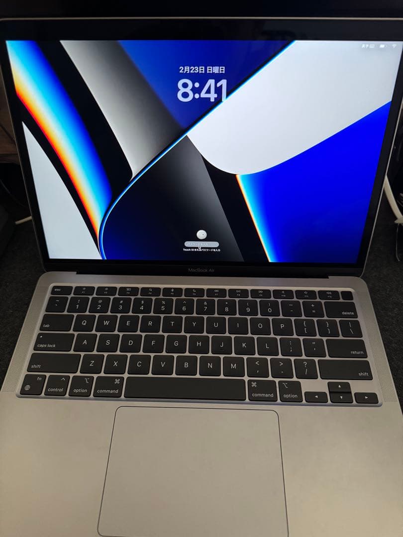 MacBook air M1 13インチ US配列 512GB スペースグレー