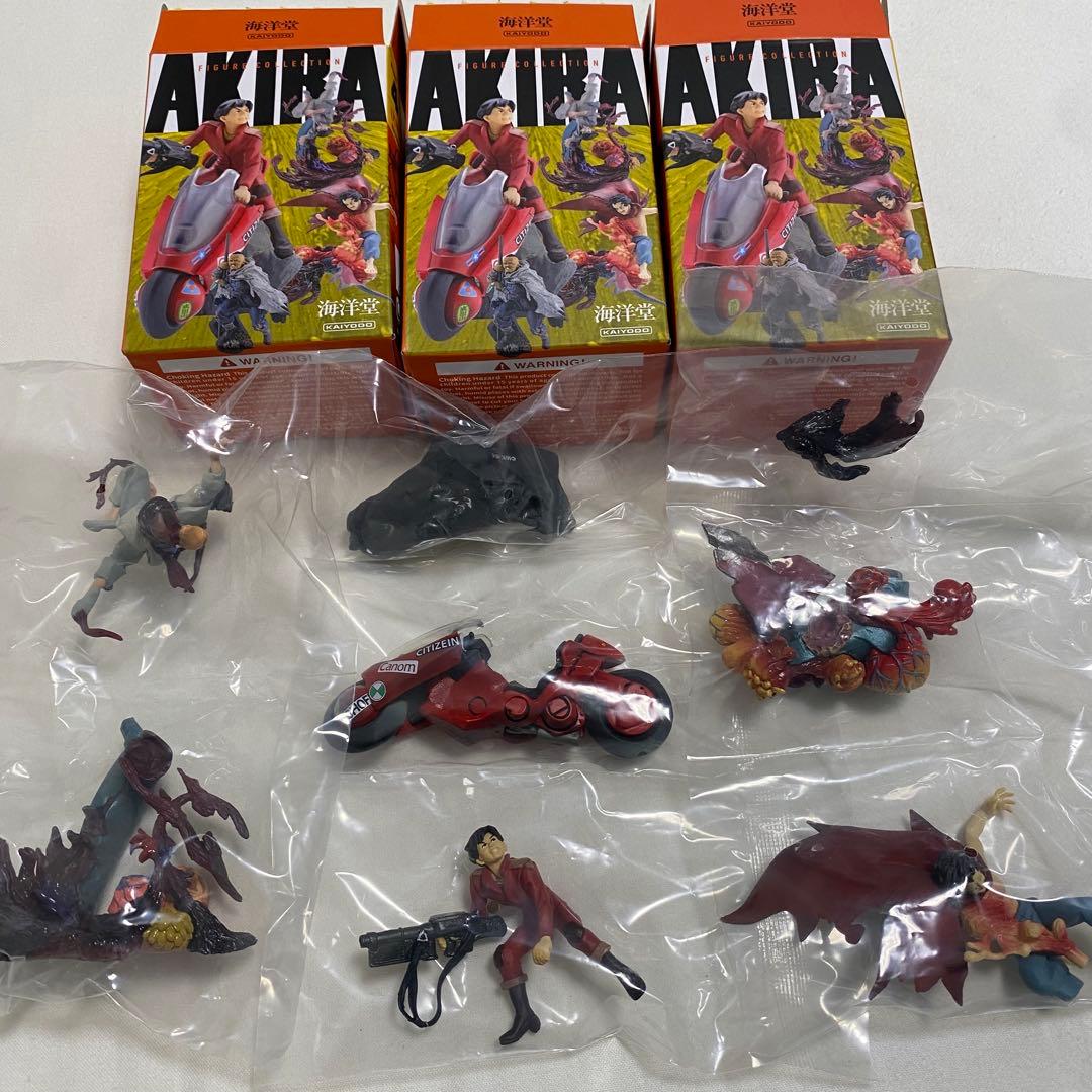 AKIRA　アキラ　海洋堂　miniQ　PART.4　金田とバイク　鉄雄　ケイ