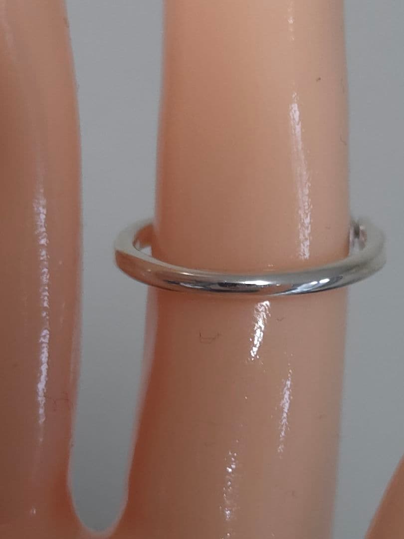 ハンドメイド　シルバーリング　アメジスト　13号