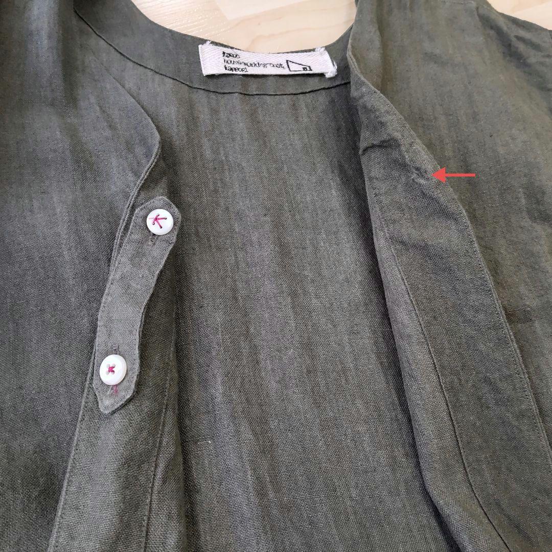 kapoc 1st.　カポック　割烹着　リネン100% 日本製