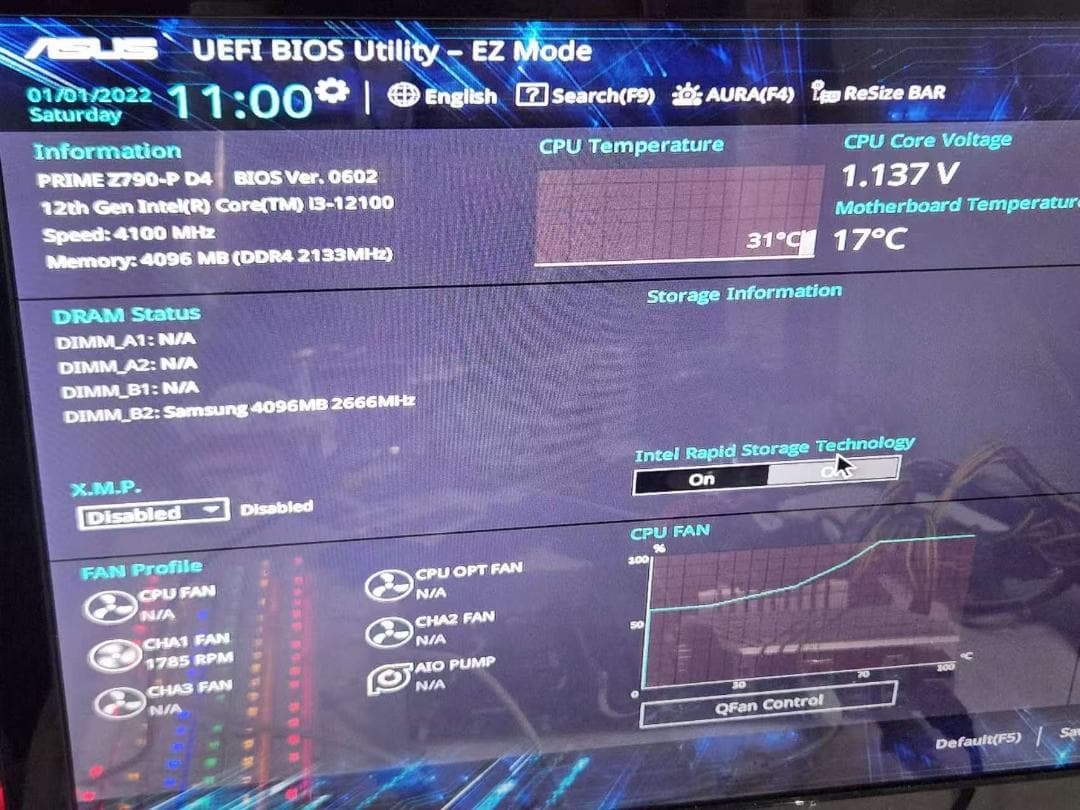 031200G ASUS PRIME Z790-P D4 マザーボード