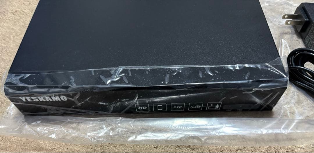 防犯カメラ YESKAMO 4CH NVR搭載HDD合めていない レコーダーのみ