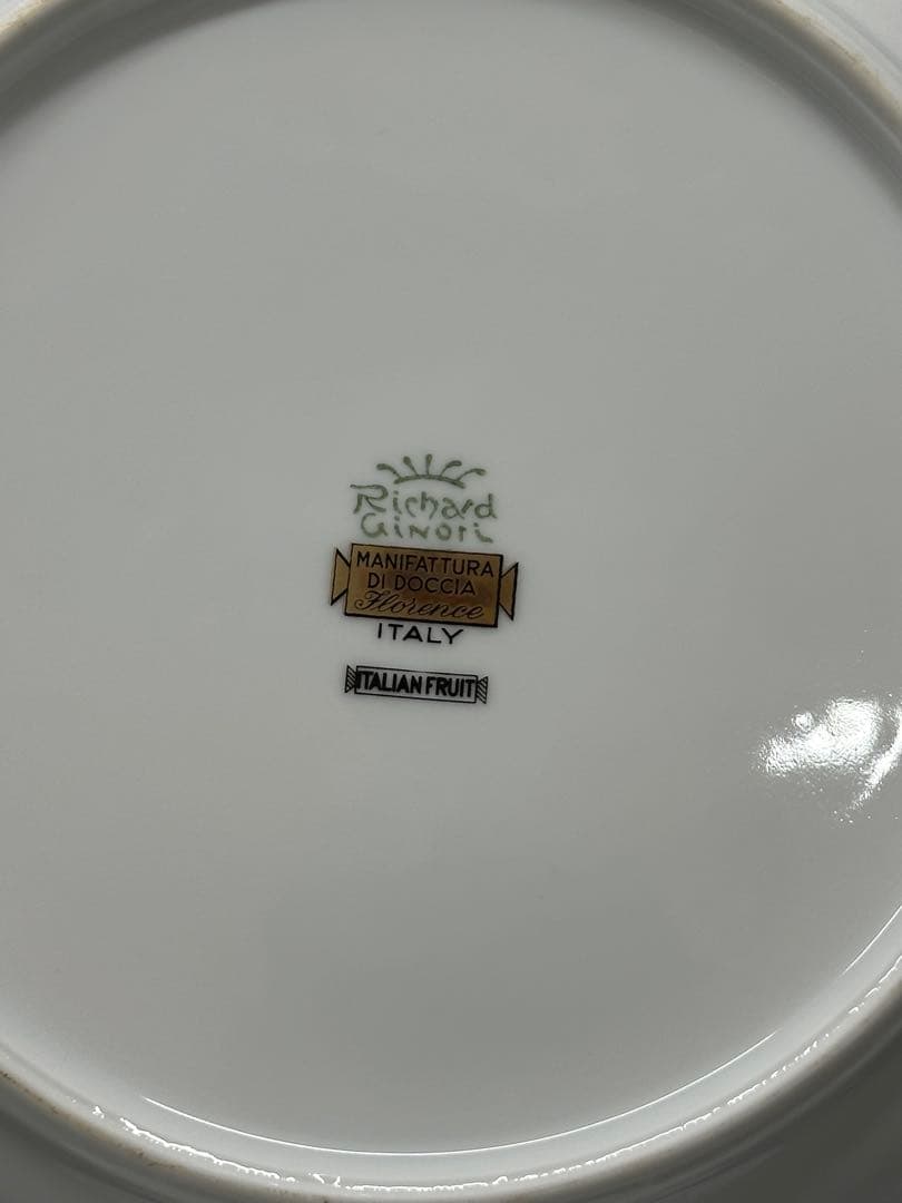 ⑥ 26cm 【USED】Richard Ginori プレート2P