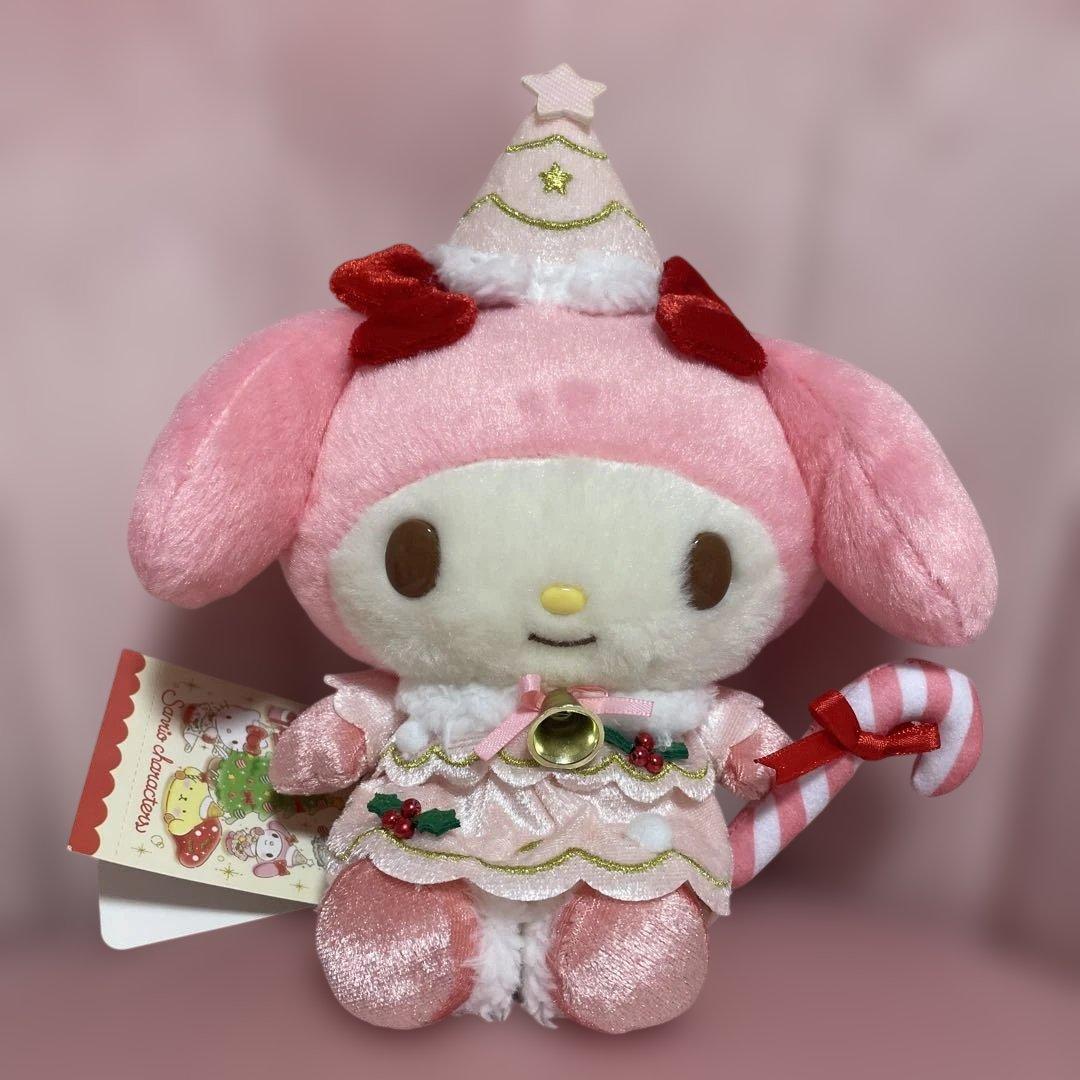マイメロディぬいぐるみ妖精クリスマス約20cm レア　レトロ希少