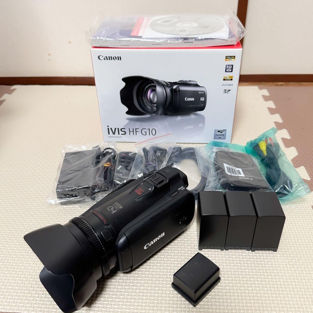 美品 Canon IVIS HF G10 ビデオカメラ本体