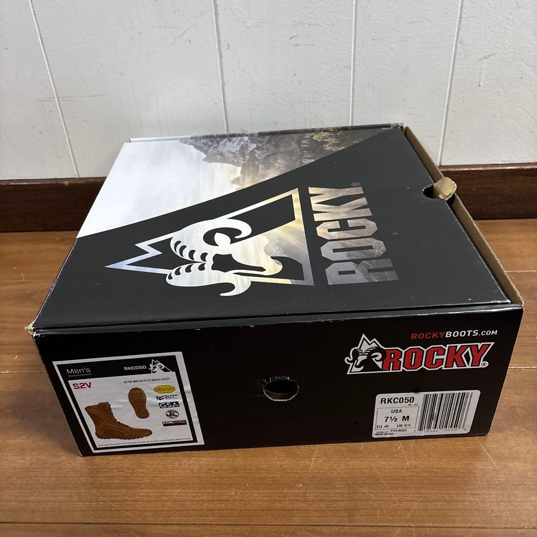 極美品　米軍　実物　ROCKY S2V ミリタリーブーツ　25.5cmBOX付き