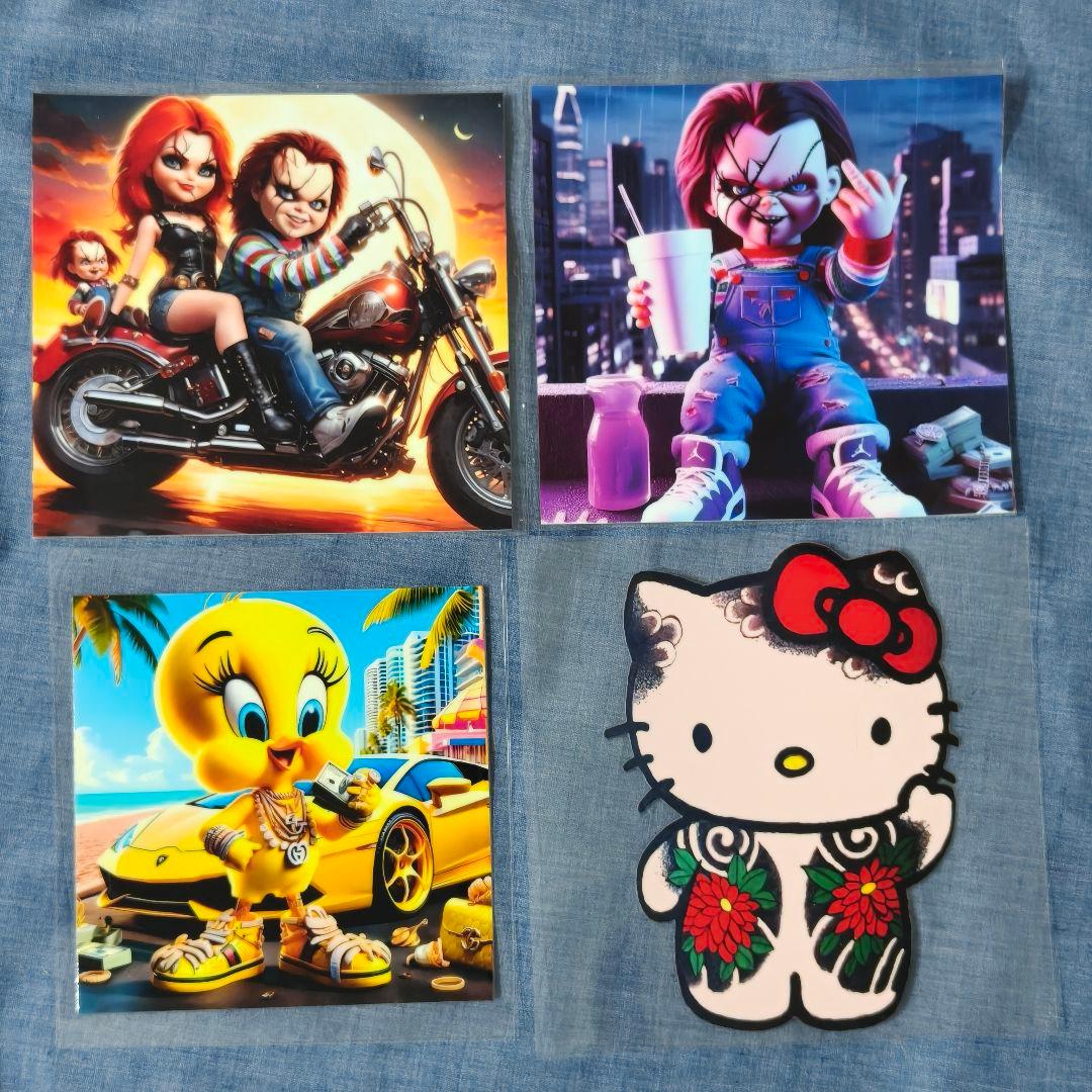 ハーフ ⑧ カプラ カップラップ ハーフ 転写シール シール ステッカー