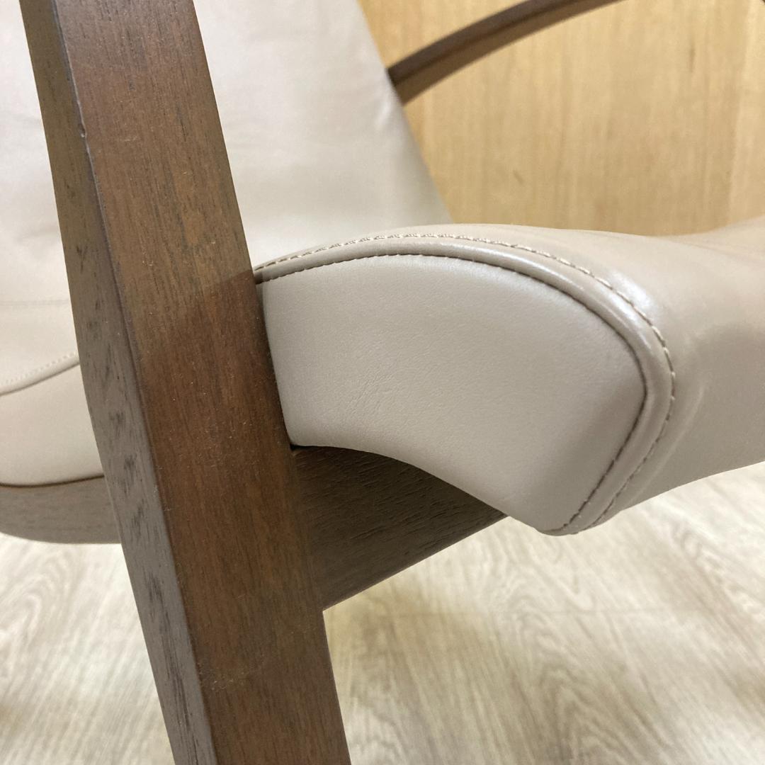 カンディハウス　CondeHouse 　ライナス ハイバックチェア　レザー　総革