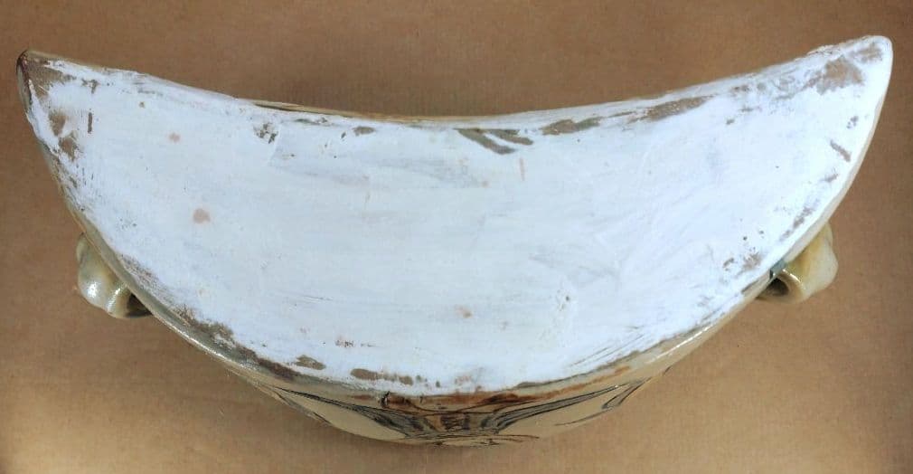 れれれ【本物保証】金城次郎 クヮンカミヤー紋抱瓶 共箱 栞 ｗ28㎝超