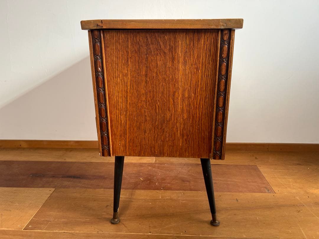 【Jasmine】ビンテージ 裁縫 ソーイング 収納テーブル