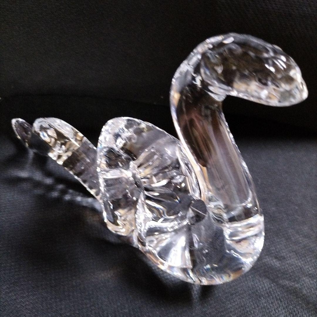 Baccarat バカラ　ヘビ　クリスタル　置物　箱付