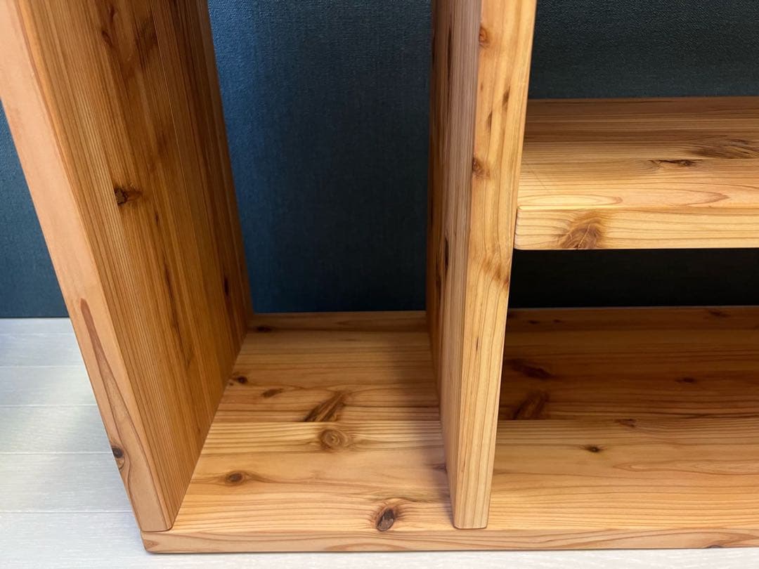 【送料無料】 テレビボード シェルフ 小物置き シンプル 120×30×50 杉