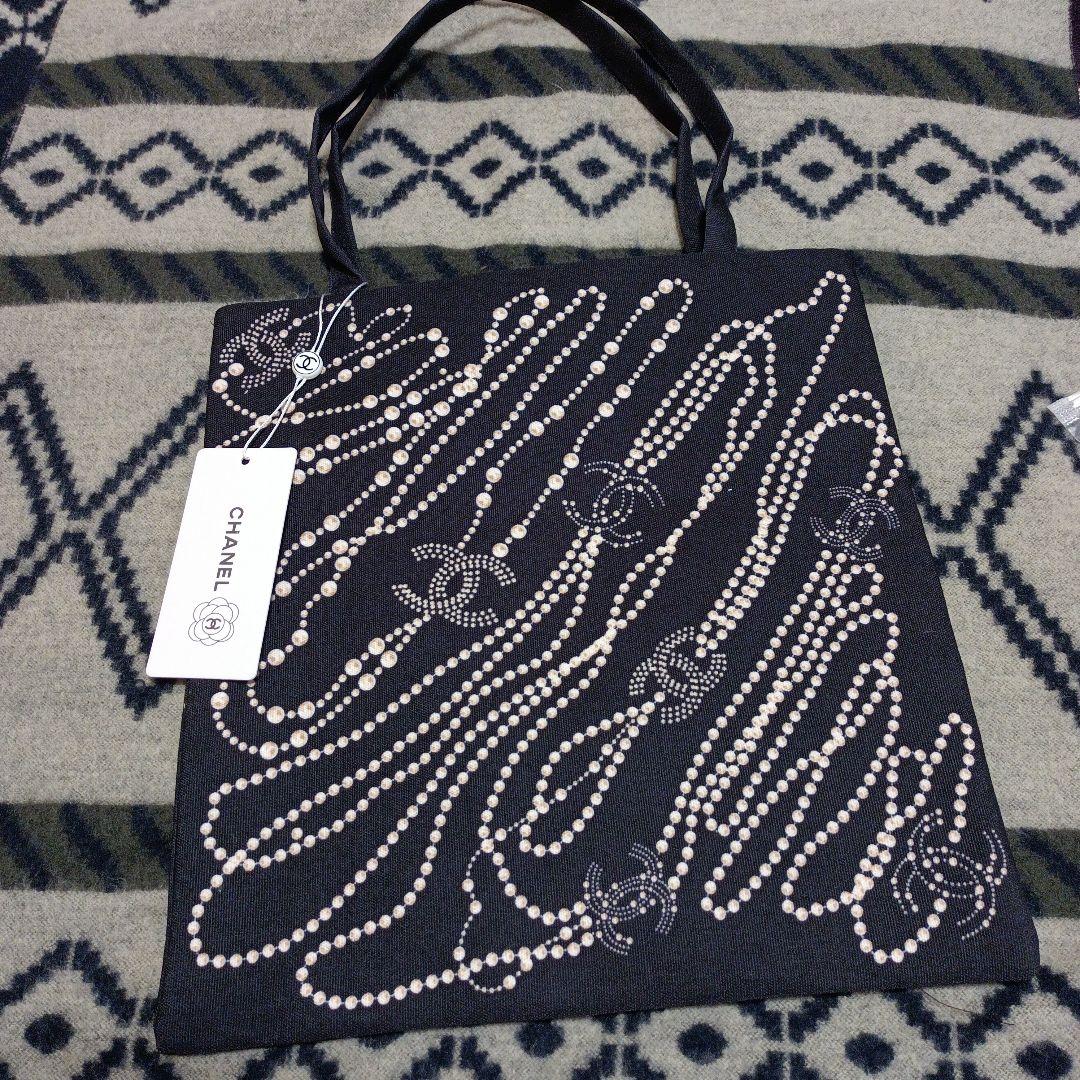 新品未使用　CHANEL パールデザイン トートバッグ　ノベルティ