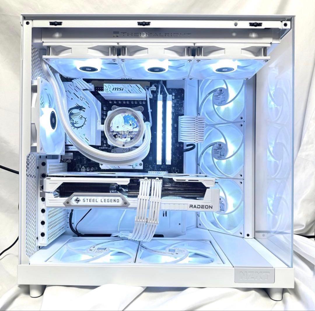 【新品】 ゲーミングPC RYZEN7 9800X3D RX9070XT 32G