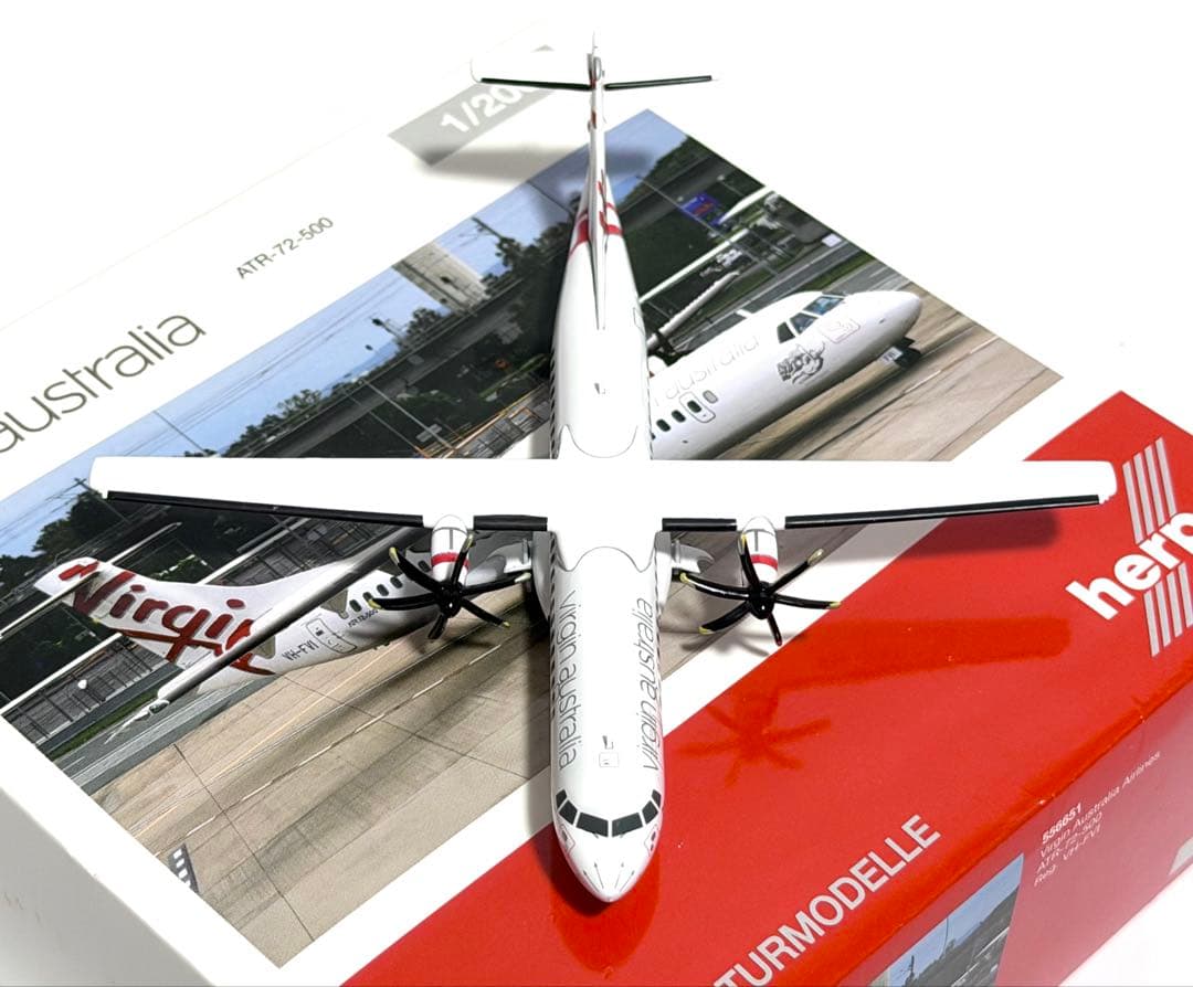 航空機・ヘリコプター herpa 1/200 ATR-72-500 Virgin Australia