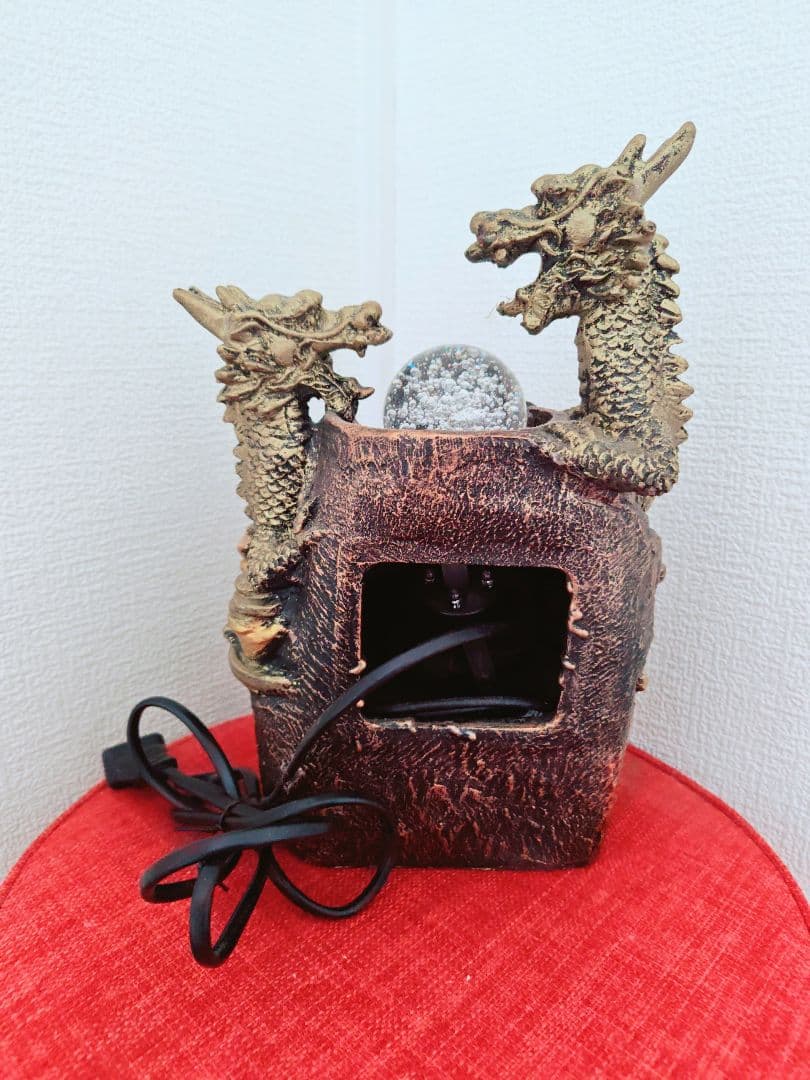 龍の置物　水流せます
