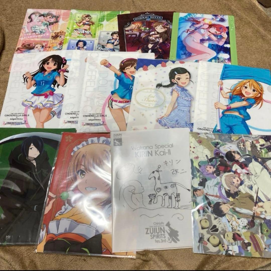クリアファイル　アニメ　漫画　まとめ売り　大量　①