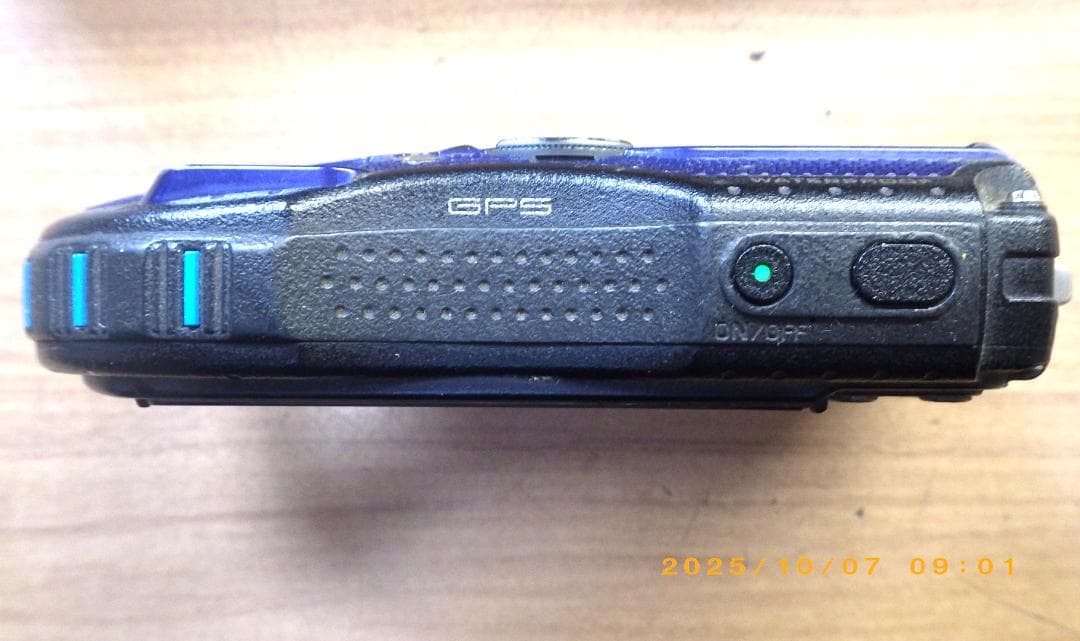 WG-4 GPS 本体+箱+バッテリ２個+SD+ケース・中古・青