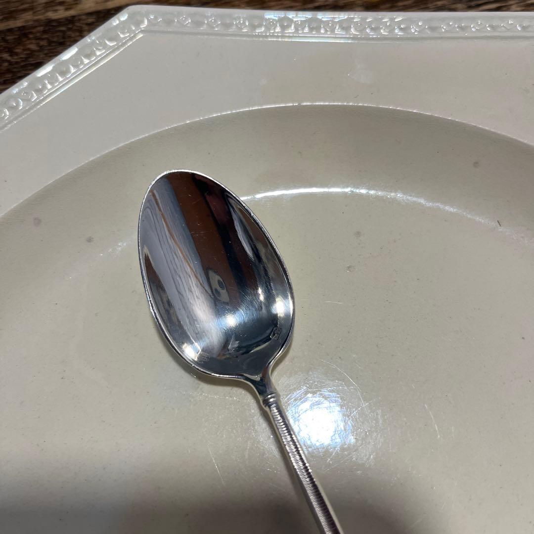 フランスロシア様式　デザートスプーン＆デザートフォーク＆ティースプーン3点セット