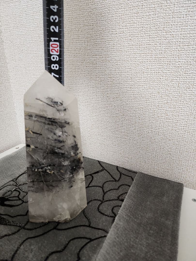 玄関に引き寄せ天然パワーストーン3セット❗　石六角柱　開運