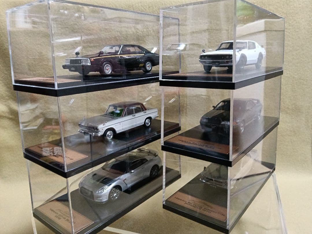 アシェット国産名車プレミアムコレクション　スカイライン6台美品オマケ付