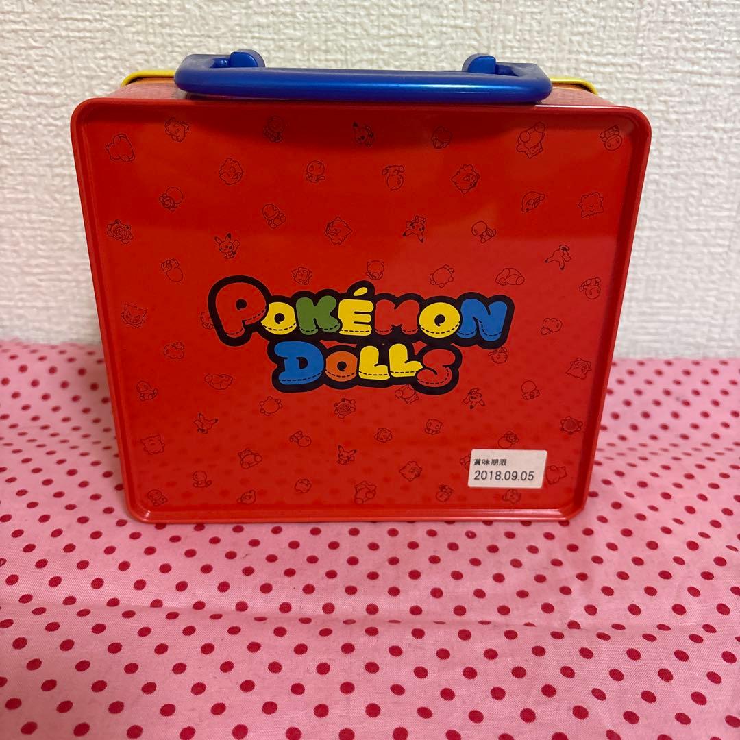 ポケモンセンター限定　ポケモンドール柄のお菓子の空き缶　2個セット
