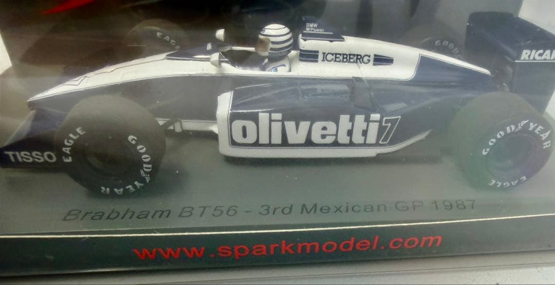 【希少】スパーク1/43 ブラバム BT56 メキシコGP 1987 パトレーゼ