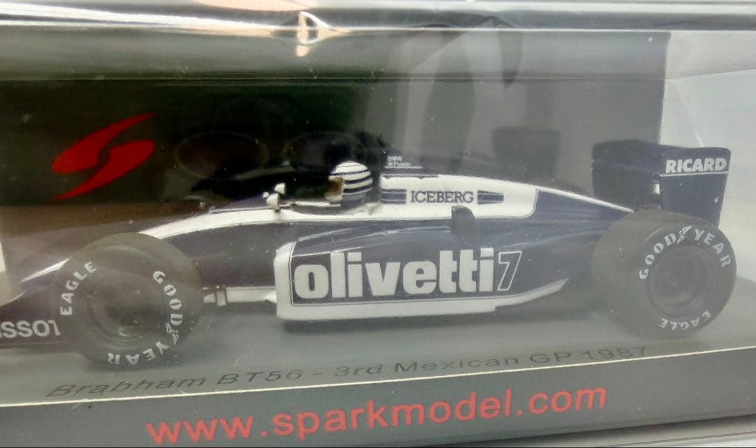 【希少】スパーク1/43 ブラバム BT56 メキシコGP 1987 パトレーゼ