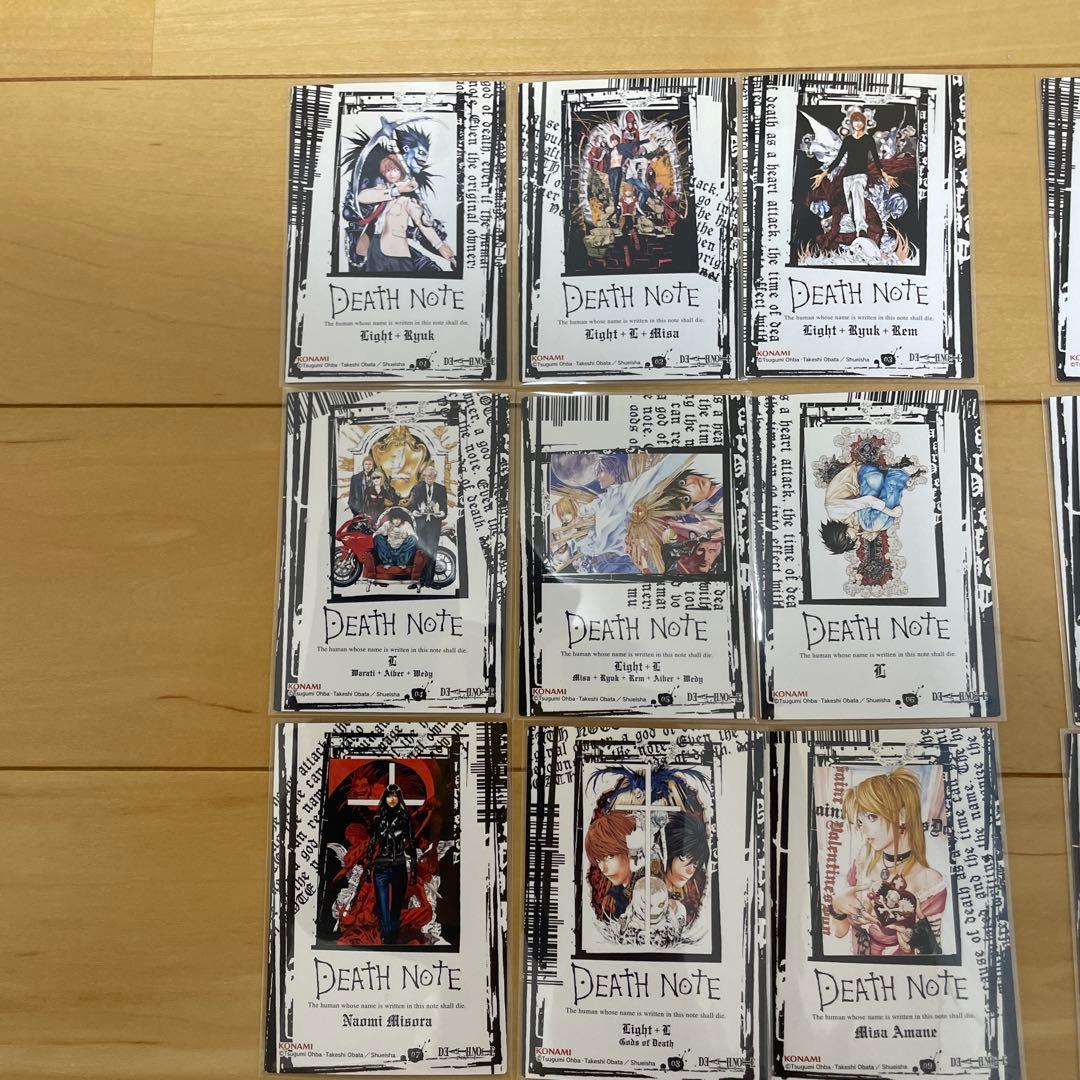 デスノートトレーディングカード　スペシャルレア18種コンプセット