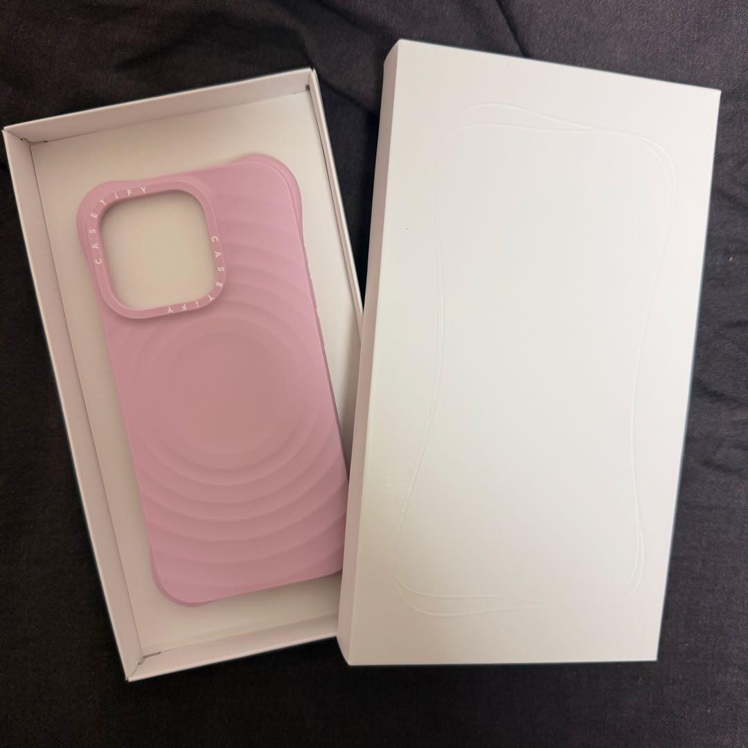CASETiFY ピンク シリコンケース iPhone16 Pro