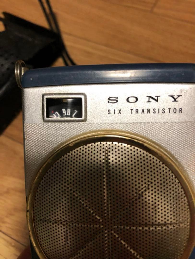 SONY トランジスタラジオ ブルー レトロ