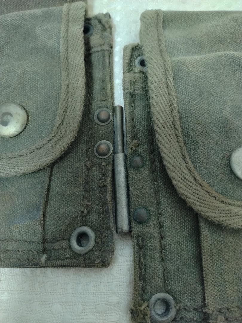 l*k様 ★自衛隊 M1ガーランド小銃弾納マガジンポーチ 昭和33年初期型 ★B