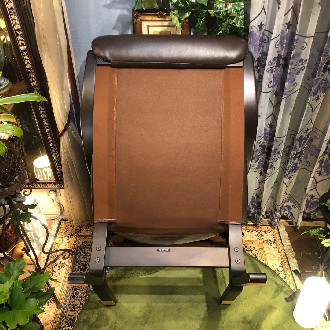 Sale 美品　富士ファニチャー　アジオ　DBR ハイバック　曲げ木ソファ