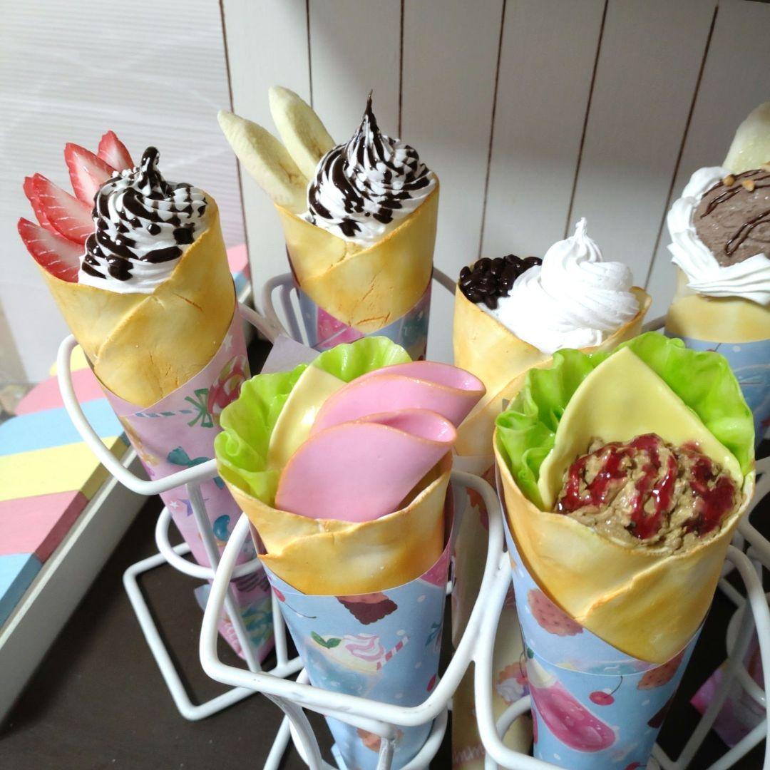 クレープ各種*屋台*お祭り*フェイクスイーツ*フェイクフード*食品サンプル
