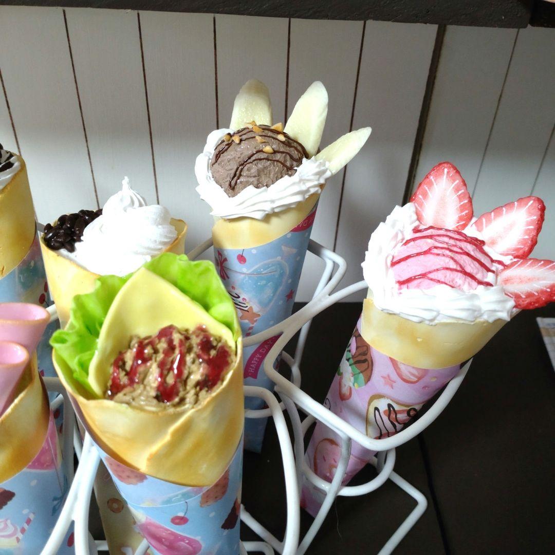 クレープ各種*屋台*お祭り*フェイクスイーツ*フェイクフード*食品サンプル