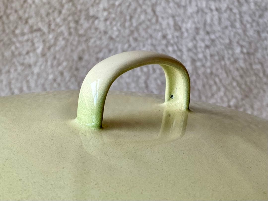 ☘️イマン imane ☘️ イヴ　ホーロー製蓋付き特大バケツ　ストッカー　美品❣️