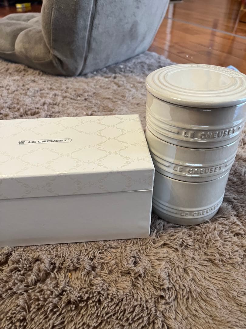LE CREUSET ホワイト 保存容器