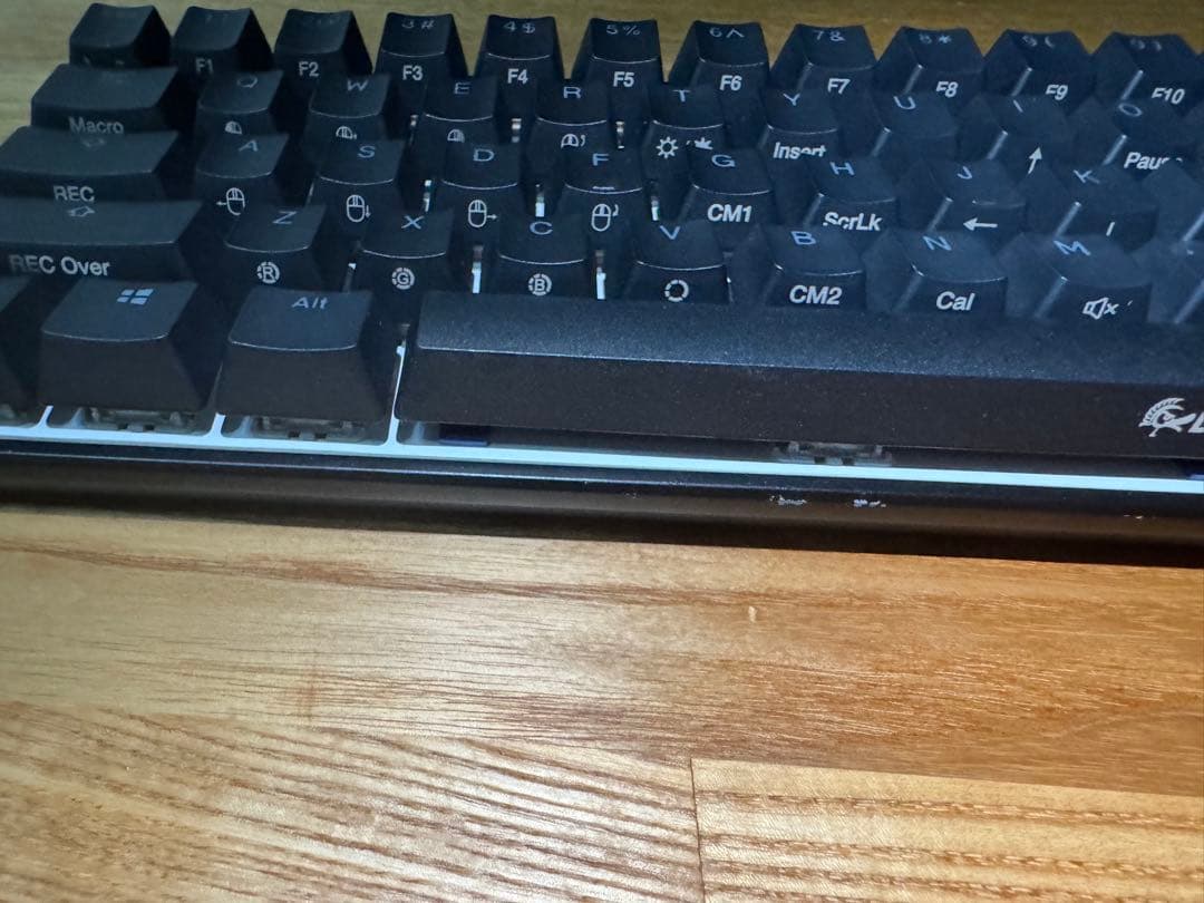 DUCKY Mecha mini RGB シルバー軸（ブラック）