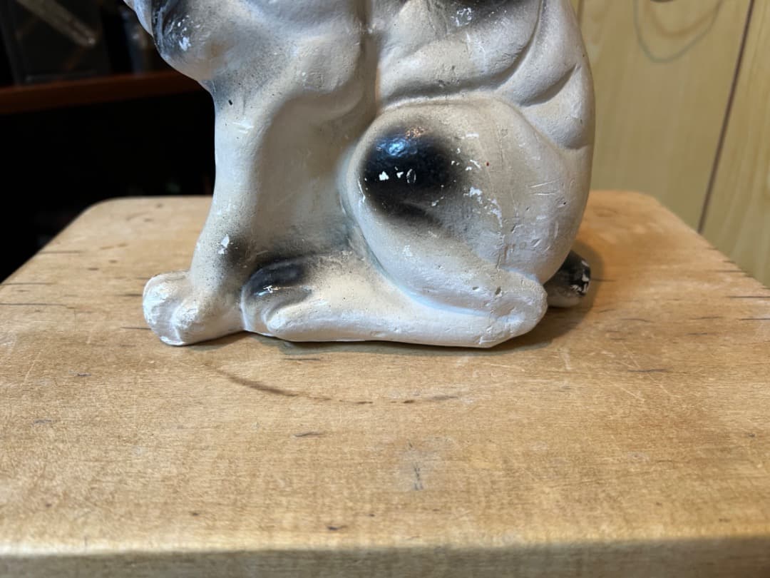 ビンテージ Chalkware Bulldog チョークウェア ブルドッグ