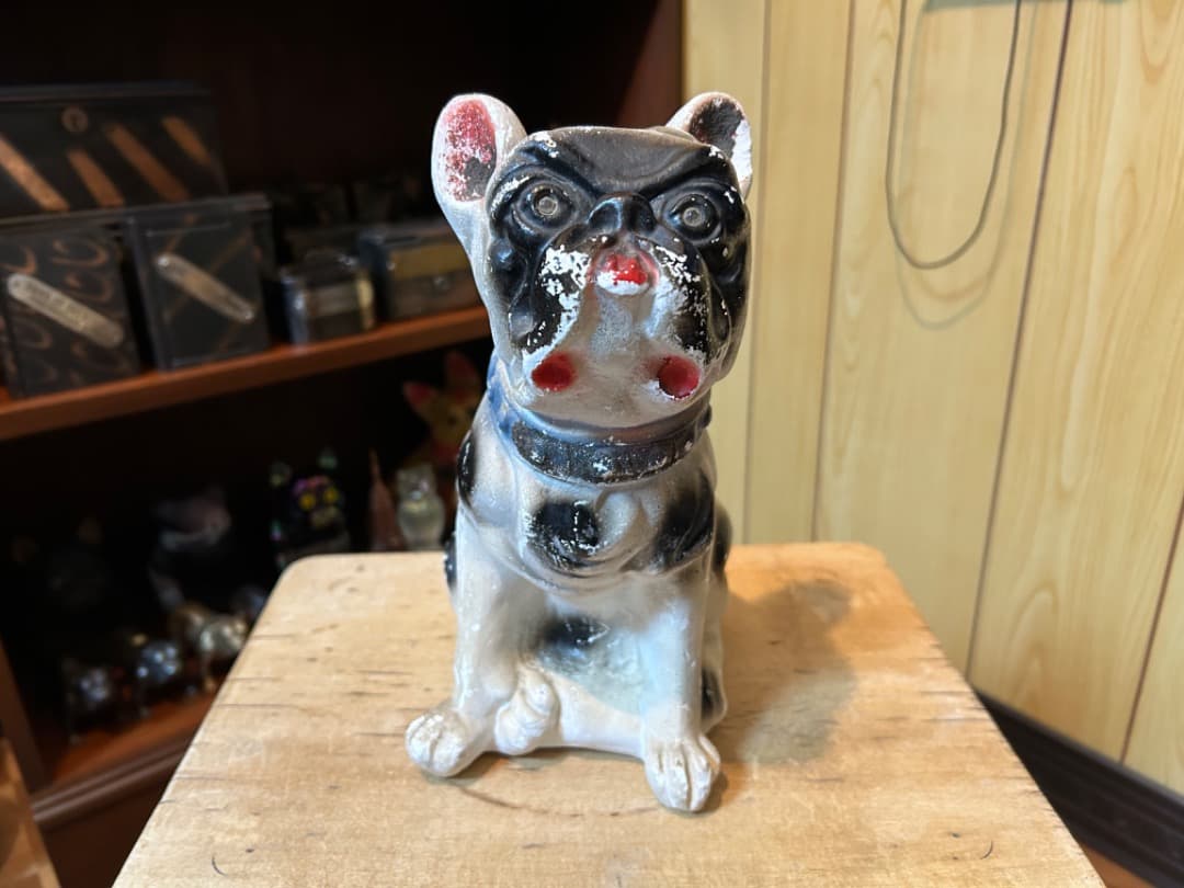 ビンテージ Chalkware Bulldog チョークウェア ブルドッグ