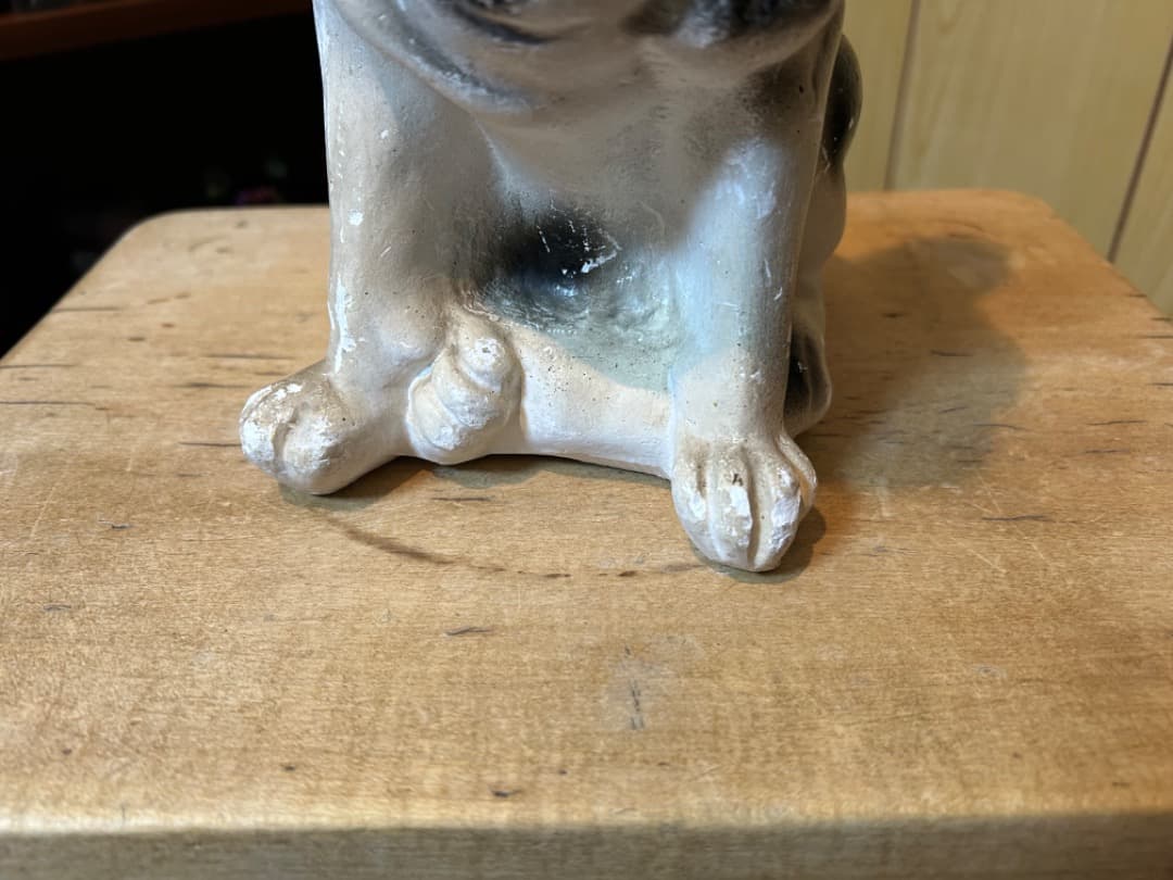 ビンテージ Chalkware Bulldog チョークウェア ブルドッグ