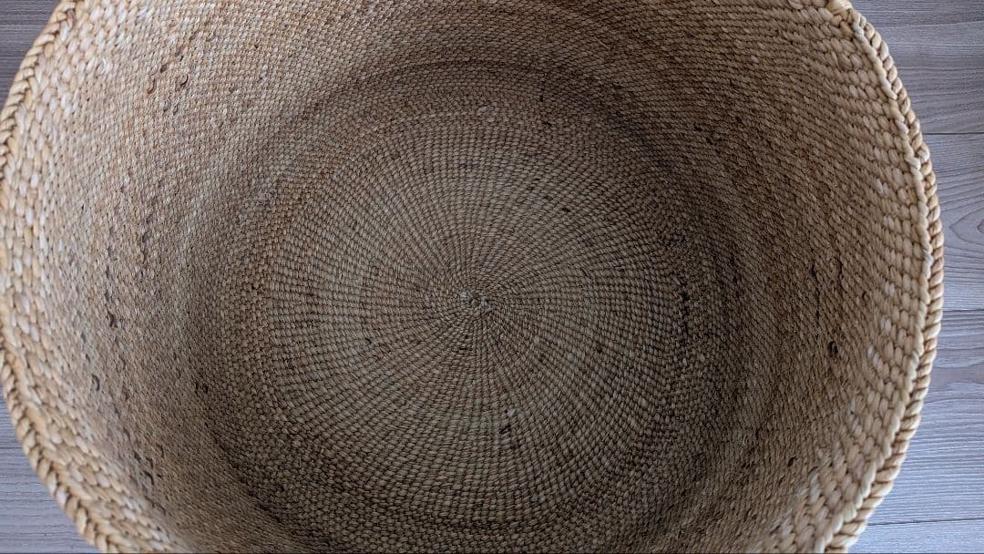 イリンガバスケットとフラニの平カゴアフリカ収納かご松野屋カゴアミドリ柳行李イケア