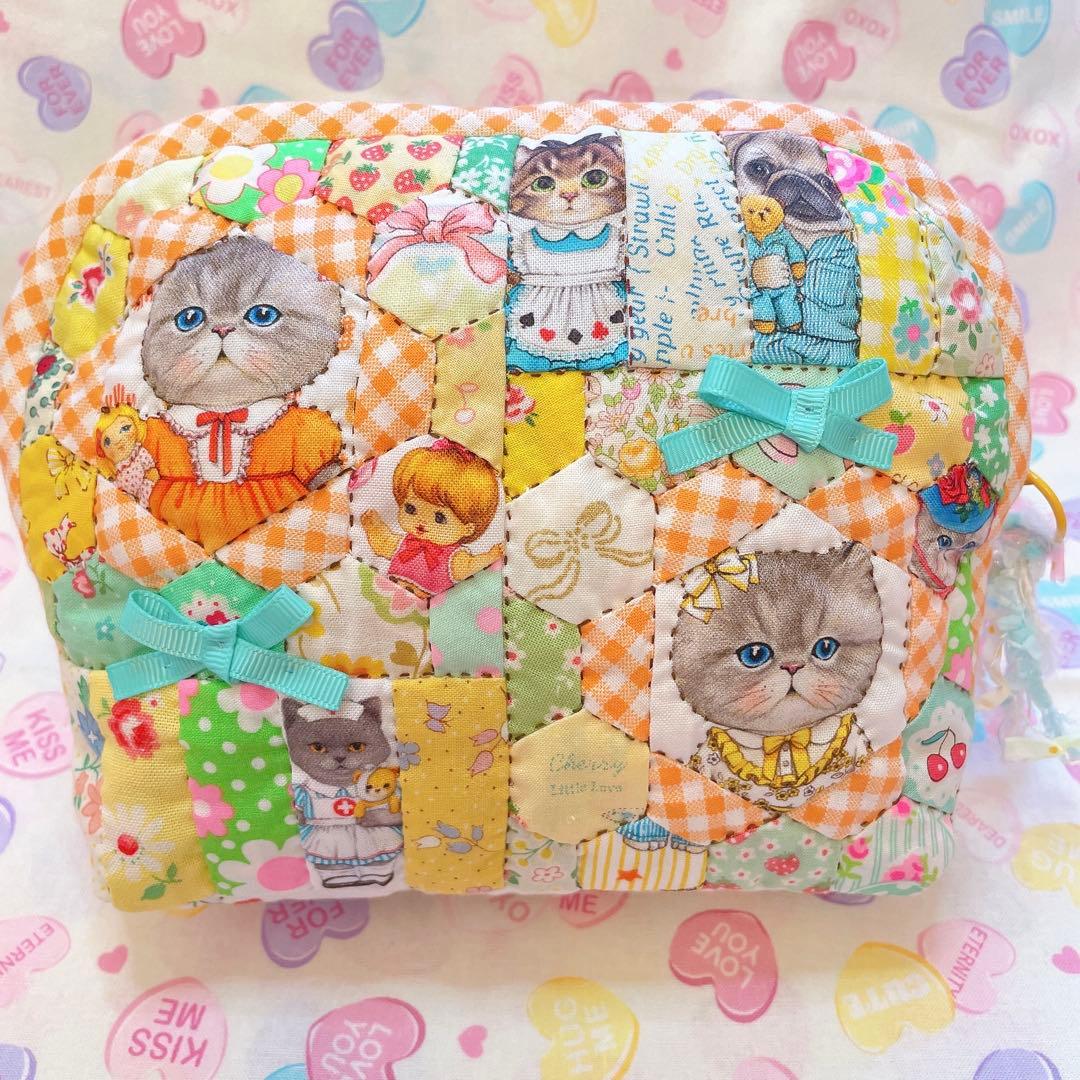 コヤンイサムチョン☆大容量☆パッチワークポーチ ハンドメイド
