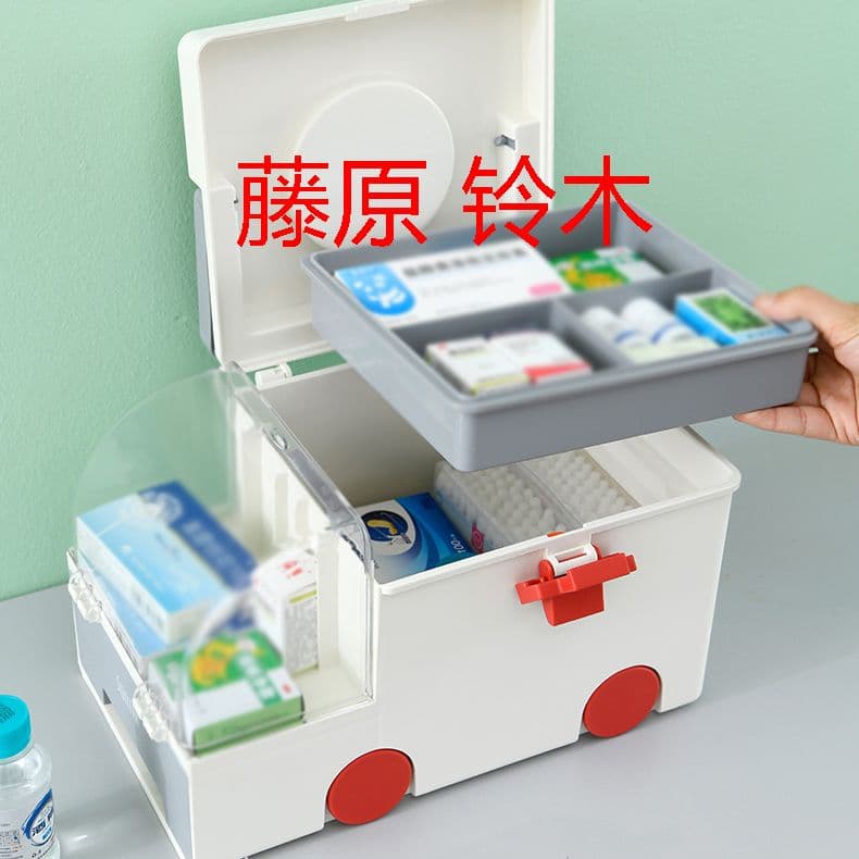 救急箱 薬箱 収納箱 ツールボックス 応急ボックス 多機能収納ケース 携帯 )