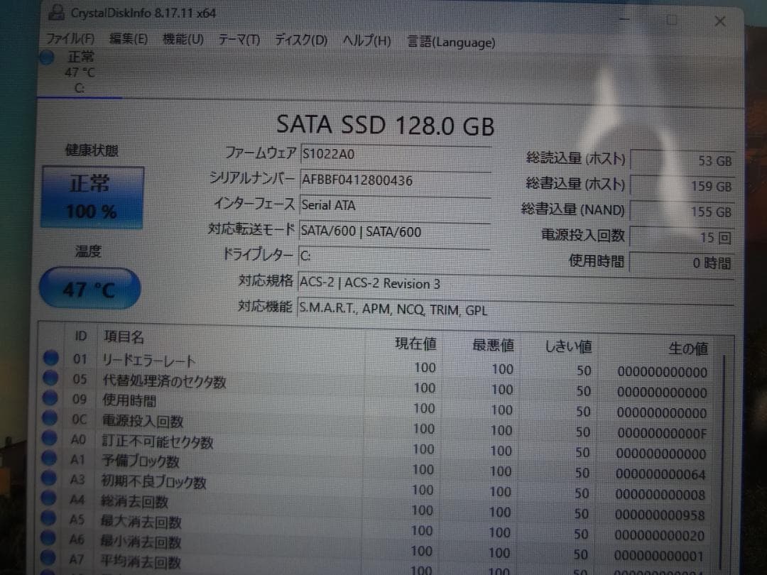 Let's note CF-RZ6 高解像度 SSD128(新品) MEM8