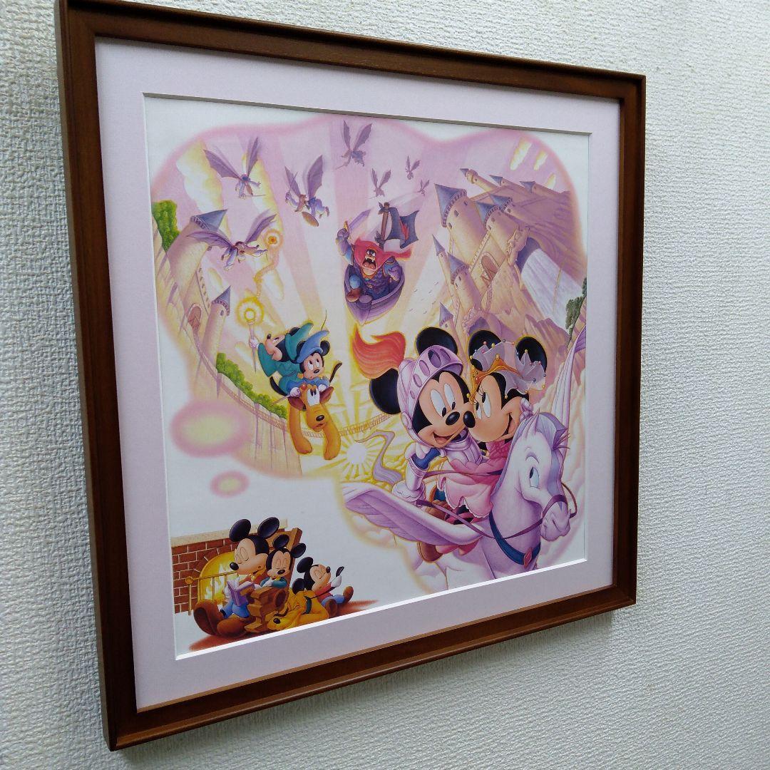 ポスター　横　特寸法　ミッキー　額装仕上げ品