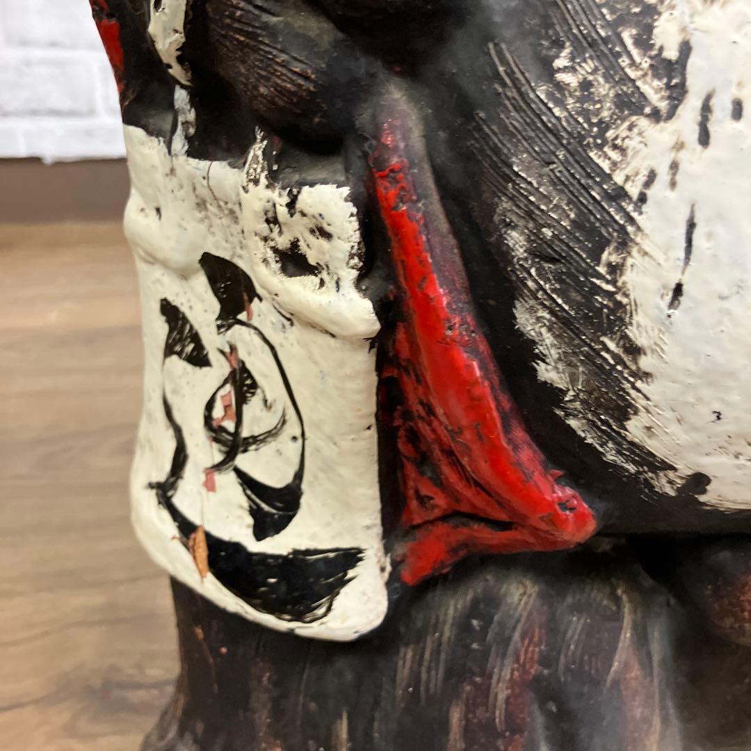 2F 昭和レトロ 信楽焼 狸の置物 タヌキ 福狸 大型 古民具 古民家 古道具