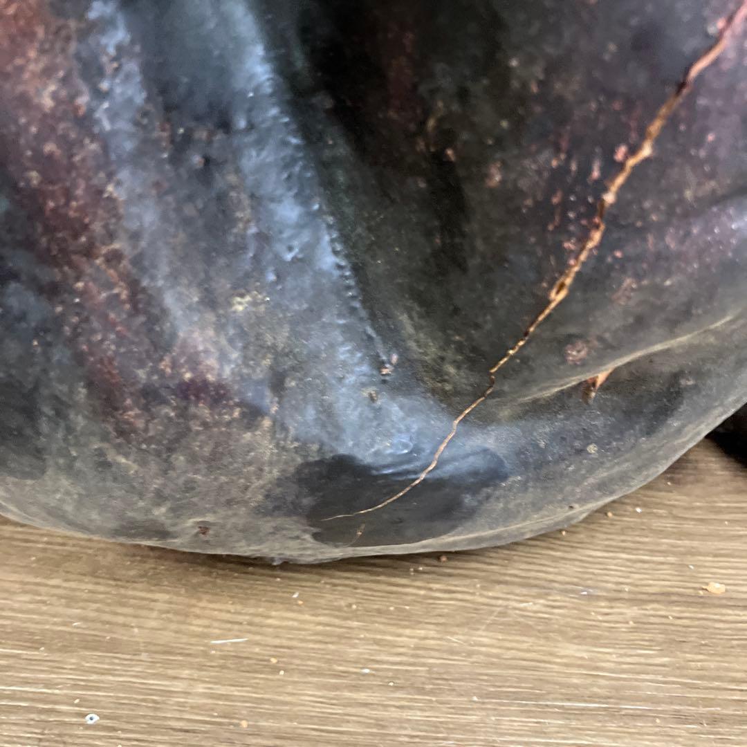 2F 昭和レトロ 信楽焼 狸の置物 タヌキ 福狸 大型 古民具 古民家 古道具