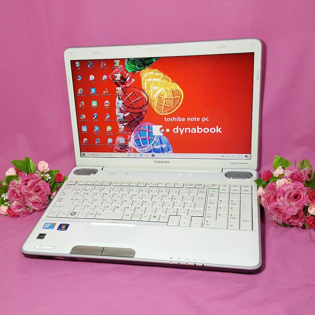 ✦白色✦TOSHIBA✦ブルーレイ✦最新Win10✦高速メモリ4G&オフィス